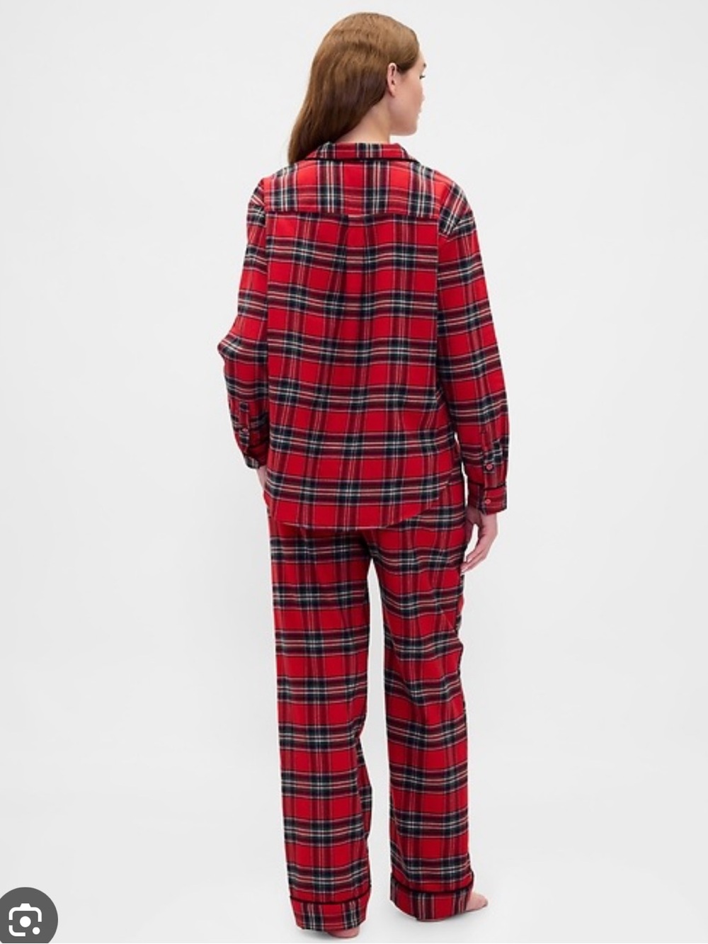 GAP Adult Softest Flannel PJ Set ❤️ Red tartan plaid
